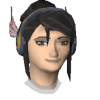 A headshot avatar of the player Aomu