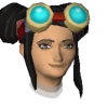A headshot avatar of the player Thelia