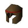 Bronze med helm