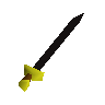 Black longsword