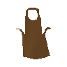 Brown apron