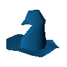 Blue wizard hat