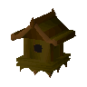 Yew bird house