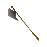 Steel halberd