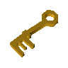 Brass key