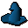Blue wizard hat