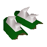 Green spiky vambraces