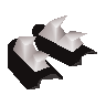 Black spiky vambraces