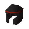 Black med helm