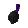 Black full helm