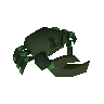 Raw dark crab