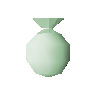 Green dark bow paint
