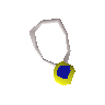 Sapphire amulet