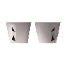 Light tuxedo cuffs