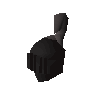 Black full helm (t)