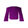 Purple robe top