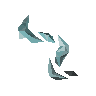 Ice element staff crown