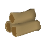 Teak pyre logs