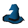 Blue wizard hat (t)
