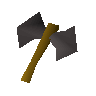 Iron thrownaxe