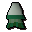 Green elegant skirt