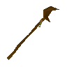 Redwood hiking staff