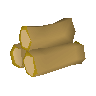 Arctic pine logs