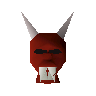 Red halloween mask