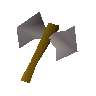 Steel thrownaxe