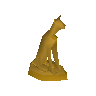 Pottery statuette