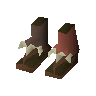 Mixed hide boots