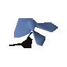 Bandana eyepatch (blue)
