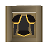 Black gold-trimmed set (sk)