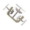 Granite clamp