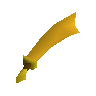 Gilded scimitar