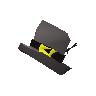 Black leprechaun hat