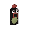 Evil chicken head