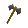 Iron battleaxe