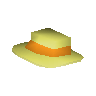Orange boater