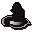 Black wizard hat (t)