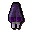 Purple elegant legs