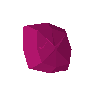 Uncut red topaz