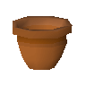 Empty plant pot