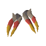 Burning claws