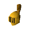 Gilded full helm