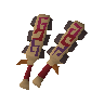 Dual macuahuitl