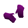Purple gloves