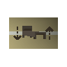 Wooden bed
