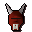 Red halloween mask