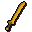 Gilded 2h sword